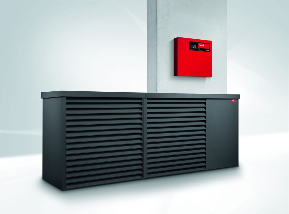 Hoval Belaria® pro (40,50): Leise, stark, heiss und umweltschonend mit natürlichem Kältemittel.